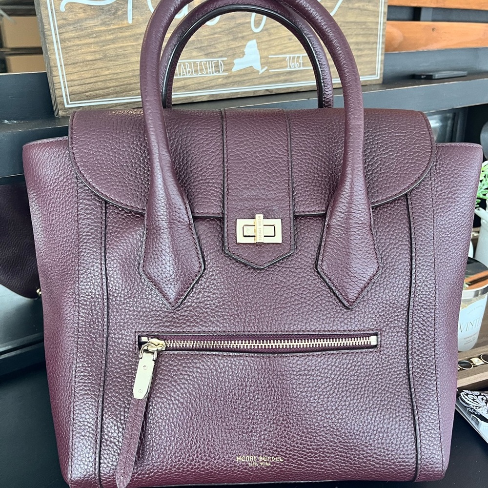 Henri Bendel burgundy Rivington